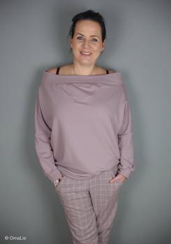 Preview: Baumwolljacquard Xaver by Swafing Flieder Karo